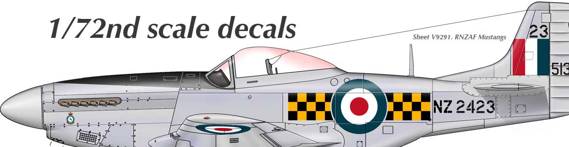 1/72nd scale decals