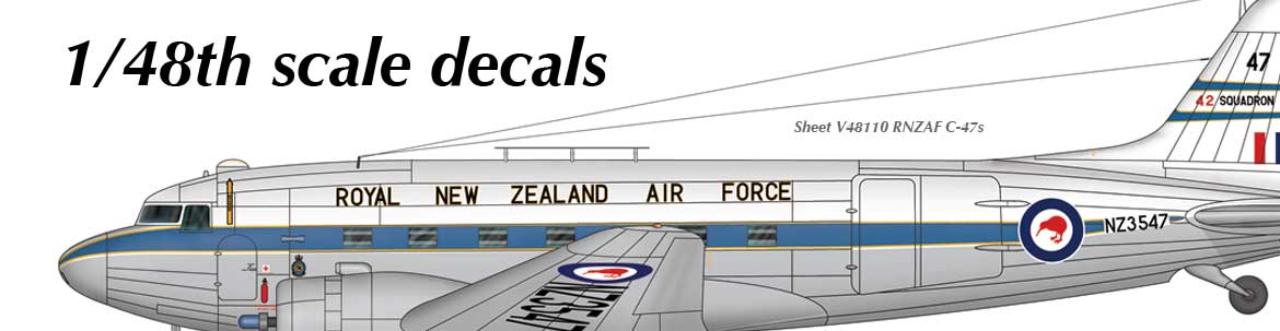 1/48th scale decals
