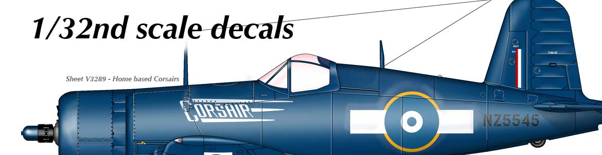 1/32nd scale decals